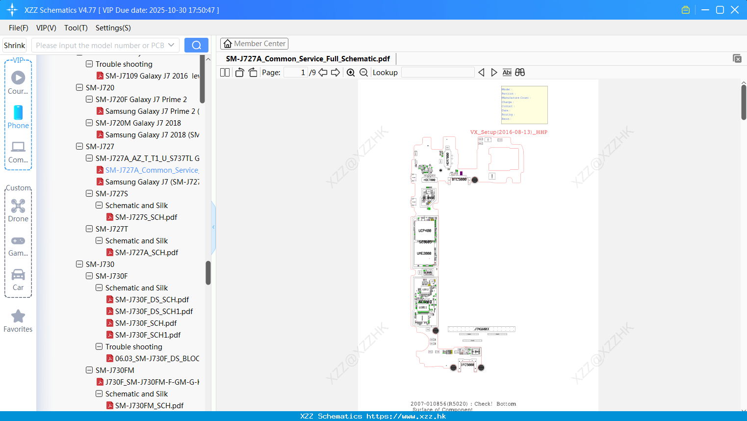 Samsung SM-J727A_Common_Service_Full_Schematic